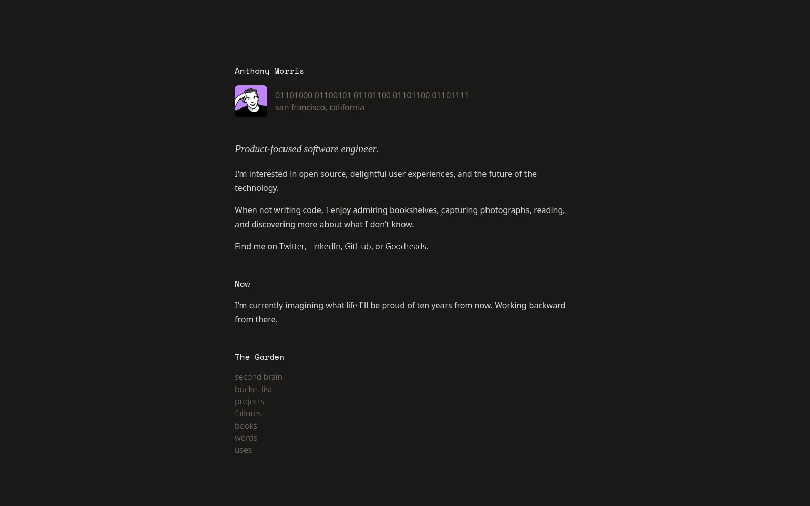 Anthony Morris's personal site anthonymorris.dev